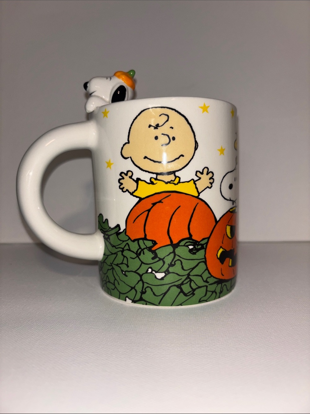 Peanuts Ceramic Halloween Mug with The Great Pumpkin and Snoopy